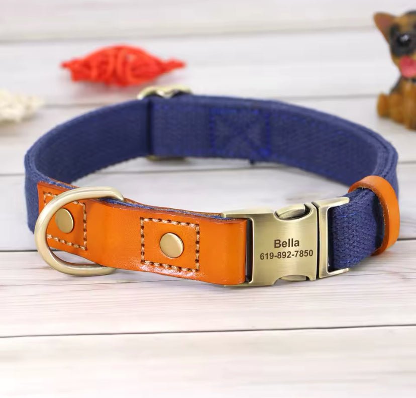 Engraved Nylon Dog Collar